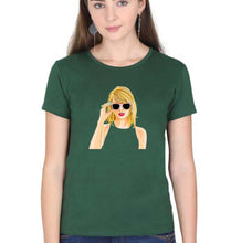 Load image into Gallery viewer, Taylor Swift T-Shirt for Women-Dark Green-Ektarfa.online
