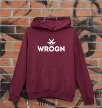 Load image into Gallery viewer, Wrong Unisex Hoodie for Men/Women-S(40 Inches)-Maroon-Ektarfa.online
