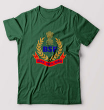 Load image into Gallery viewer, BSF Army T-Shirt for Men-Bottle Green-Ektarfa.online
