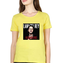 Load image into Gallery viewer, Lana Del Rey T-Shirt for Women-Yellow-Ektarfa.online
