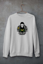 Load image into Gallery viewer, Loki Unisex Sweatshirt for Men/Women-S(40 Inches)-Grey Melange-Ektarfa.online
