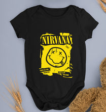 Load image into Gallery viewer, Nirvana Kids Romper For Baby Boy/Girl-0-5 Months(18 Inches)-Black-Ektarfa.online
