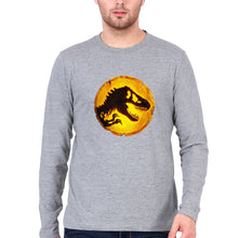 Load image into Gallery viewer, Jurassic World Full Sleeves T-Shirt for Men-Grey Melange-Ektarfa.online
