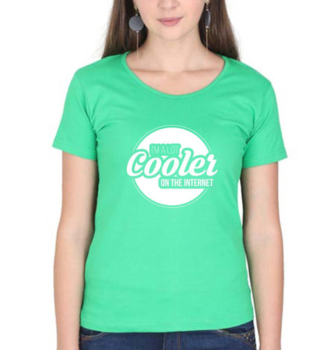 Internet T-Shirt for Women-flag green-Ektarfa.online