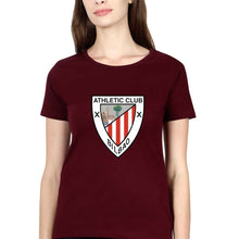 Load image into Gallery viewer, Athletic Club T-Shirt for Women-Maroon-Ektarfa.online
