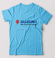 Load image into Gallery viewer, Suzuki T-Shirt for Men-Light Blue-Ektarfa.online
