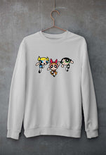 Load image into Gallery viewer, Powerpuff Girls Unisex Sweatshirt for Men/Women-Grey Melange-Ektarfa.online
