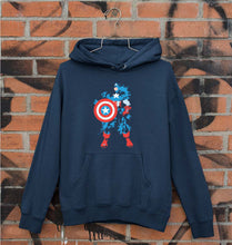 Load image into Gallery viewer, Captain America Superhero Unisex Hoodie for Men/Women-Navy Blue-Ektarfa.online
