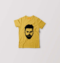 Load image into Gallery viewer, Virat Kohli Kids T-Shirt for Boy/Girl-Golden Yellow-Ektarfa.online
