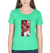 Load image into Gallery viewer, David Beckham T-Shirt for Women-flag green-Ektarfa.online
