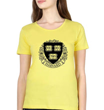 Load image into Gallery viewer, Harvard T-Shirt for Women-Yellow-Ektarfa.online
