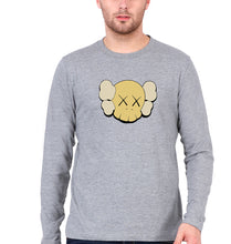 Load image into Gallery viewer, Kaws Full Sleeves T-Shirt for Men-GREY-Ektarfa.online

