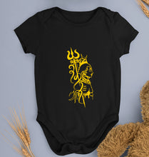 Load image into Gallery viewer, Mahakal Mahadev Bholenath Shiva Shivji Kids Romper For Baby Boy/Girl-0-5 Months(18 Inches)-Black-Ektarfa.online
