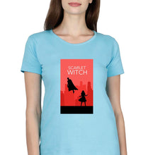 Load image into Gallery viewer, Scarlet Witch Wanda T-Shirt for Women-Light Blue-Ektarfa.online
