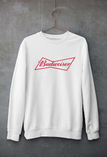 Load image into Gallery viewer, Budweiser Unisex Sweatshirt for Men/Women-White-Ektarfa.online
