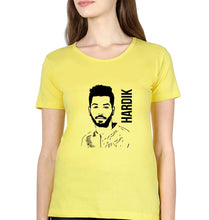 Load image into Gallery viewer, Hardik Pandya T-Shirt for Women-Yellow-Ektarfa.online
