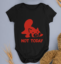 Load image into Gallery viewer, Rocket Raccoon Lazy Not Today Kids Romper Kids Romper For Baby Boy/Girl-0-5 Months(18 Inches)-Black-Ektarfa.online
