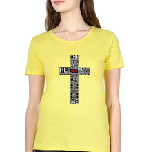 Load image into Gallery viewer, God T-Shirt for Women-Yellow-Ektarfa.online
