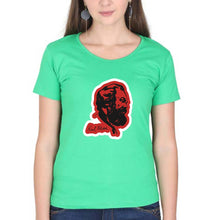 Load image into Gallery viewer, Karl Marx T-Shirt for Women-flag green-Ektarfa.online
