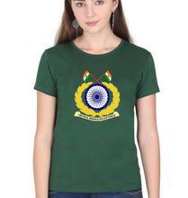 Load image into Gallery viewer, CRPF T-Shirt for Women-Dark Green-Ektarfa.online
