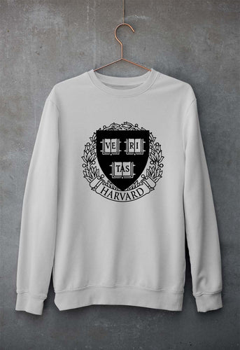 Harvard Unisex Sweatshirt for Men/Women-Grey Melange-Ektarfa.online