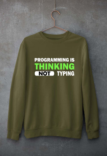 Programmer Unisex Sweatshirt for Men/Women-Olive Green-Ektarfa.online