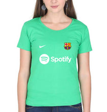 Load image into Gallery viewer, Barcelona 2022-23 T-Shirt for Women-flag green-Ektarfa.online
