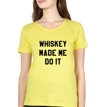 Load image into Gallery viewer, Whiskey T-Shirt for Women-Yellow-Ektarfa.online
