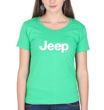 Load image into Gallery viewer, Jeep T-Shirt for Women-flag green-Ektarfa.online
