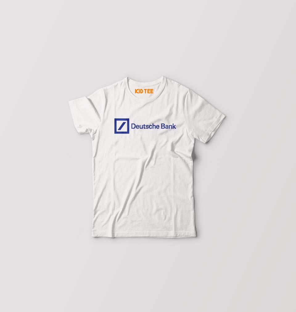 Deutsche Bank Kids T-Shirt for Boy/Girl-White-Ektarfa.online