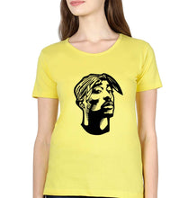 Load image into Gallery viewer, Tupac 2Pac T-Shirt for Women-Yellow-Ektarfa.online
