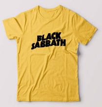Load image into Gallery viewer, Black Sabbath T-Shirt for Men-Golden Yellow-Ektarfa.online
