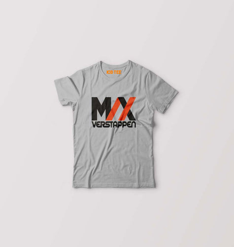 Max Verstappen Kids T-Shirt for Boy/Girl-0-1 Year(20 Inches)-Grey-Ektarfa.online