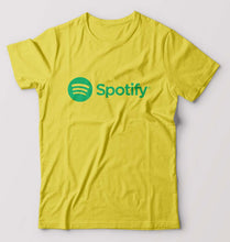 Load image into Gallery viewer, Spotify T-Shirt for Men-Yellow-Ektarfa.online
