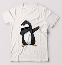 Load image into Gallery viewer, Dab Penguin T-Shirt for Men-White-Ektarfa.online
