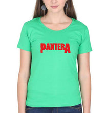 Load image into Gallery viewer, Pantera T-Shirt for Women-flag green-Ektarfa.online
