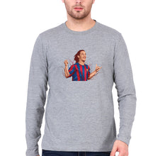 Load image into Gallery viewer, Ronaldinho Full Sleeves T-Shirt for Men-GREY-Ektarfa.online
