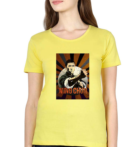 IP Man T-Shirt for Women-Yellow-Ektarfa.online
