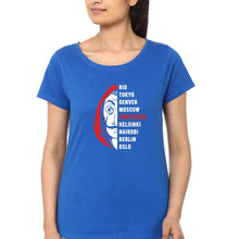 Load image into Gallery viewer, Money Heist T-Shirt for Women-Royal Blue-Ektarfa.online
