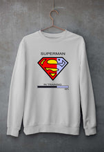 Load image into Gallery viewer, Superman Gym Unisex Sweatshirt for Men/Women-Grey Melange-Ektarfa.online
