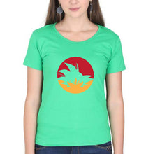 Load image into Gallery viewer, Dragon Ball Z T-Shirt for Women-flag green-Ektarfa.online
