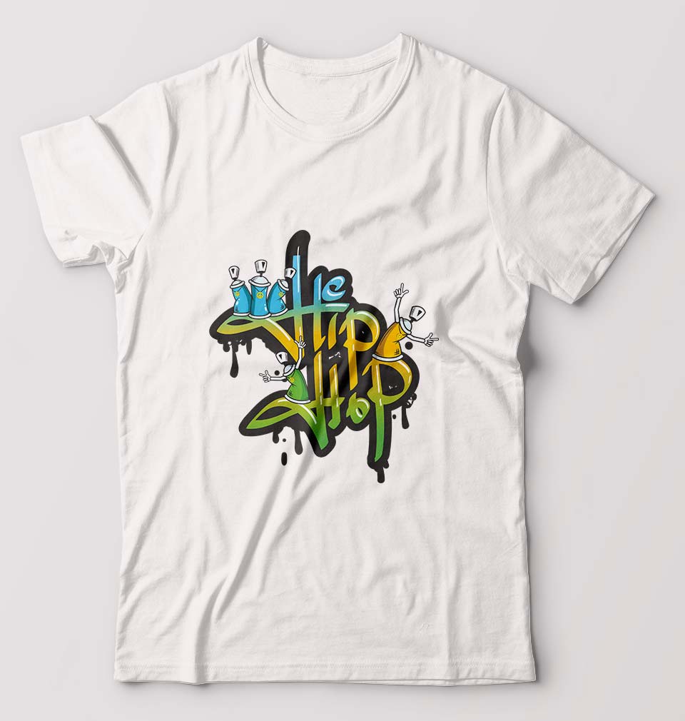 Hip Hop T-Shirt for Men-White-Ektarfa.online