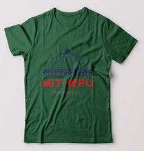 Load image into Gallery viewer, MIT World Peace University T-Shirt for Men-Bottle Green-Ektarfa.online
