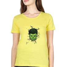 Load image into Gallery viewer, Hulk T-Shirt for Women-Yellow-Ektarfa.online
