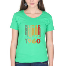Load image into Gallery viewer, Guitar T-Shirt for Women-Flag Green-Ektarfa.online
