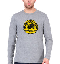 Load image into Gallery viewer, Royal Enfield Full Sleeves T-Shirt for Men-Grey Melange-Ektarfa.online
