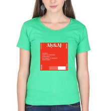 Load image into Gallery viewer, Aly &amp; AJ T-Shirt for Women-flag green-Ektarfa.online
