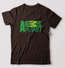 Load image into Gallery viewer, Animal Planet T-Shirt for Men-Coffee Brown-Ektarfa.online
