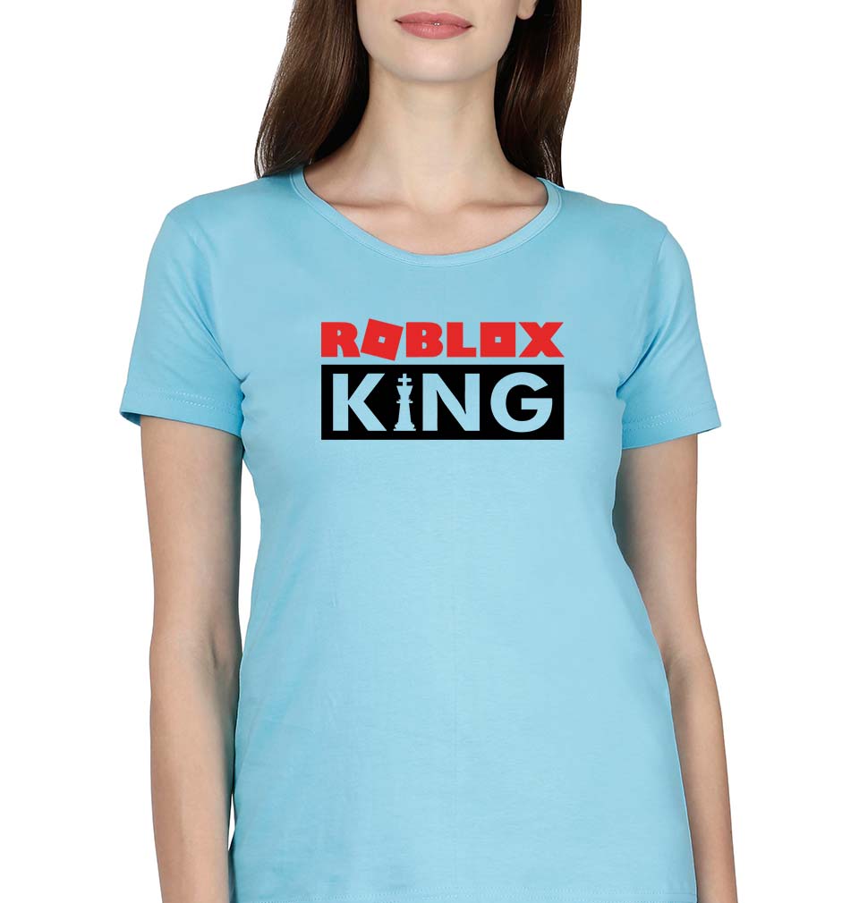 Roblox T-Shirt for Women-SkyBlue-Ektarfa.online