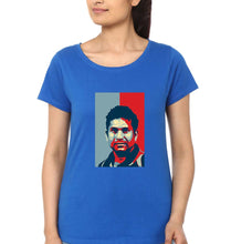 Load image into Gallery viewer, Sachin Tendulkar T-Shirt for Women-Royal Blue-Ektarfa.online
